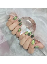ヘブン ネイル 鶯谷(HEAVEN Nail)/グリーンキャッツアイ