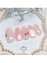 ピオニーネイル(peony nail)/6月新作　さくらんぼ