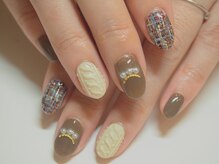 アールローズ(R-rose)/ツイードニットネイル￥10260