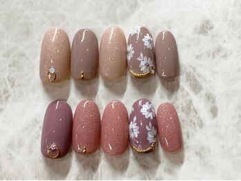 ネイルサロン キャンディネイル(Candy Nail)/フラワーネイルby石塚