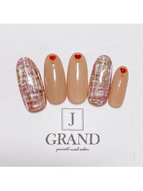 ツイードネイル