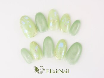 エリクサーネイル 神田(Elixir Nail)/シンプル/クーポン使用