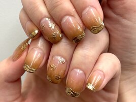 グラデ&フレンチ