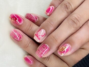 ミアローザ(Mia Rosa)/リボンネイル