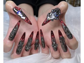 マルチューネイル 池袋(MARUCHU NAIL)/長さだしMAX◆持ち込みデザイン
