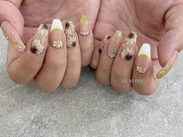 ひまわりネイル