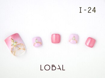 ロバル ネイルアンドまつげ(LOBAL)/フットネイルI‐24