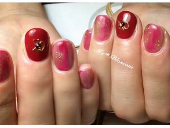 ネイルサロンアンドスクールエムズブロッサム(Nailsalon & school M's Blossom)/定額制ジェルコース￥5100