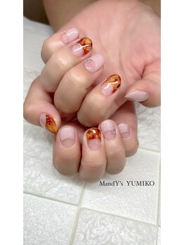 べっ甲/逆フレンチ