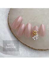 ネイルズガーデン(NAILS GARDEN)/ビジューフラワー※パーツ別料金