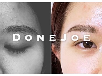 ダンジョウ(DoneJoe)/眉毛ビフォーアフター