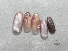 マグネットネイル/ブラウン