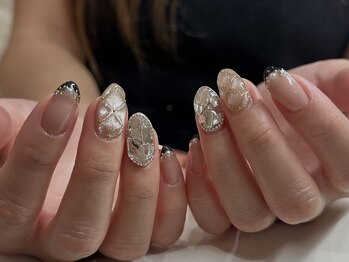 ジュイール ネイル 千葉店(Jouir nail)/キルティングとキラキラ