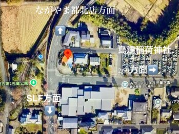 メイクアップスタジオ ウィッシュ(Make up Studio Wish!)/Googleマップでの航空写真