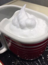 プライベートヘアサロンオーファ(O'-fa)/シェービングのモコモコ泡です