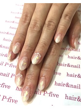 ヘアアンドネイル ピーファイブ(P-five)/オーロラグラデーションネイル♪