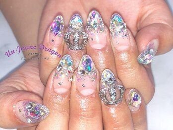 アン ジョーヌドラゴ/【自爪ネイル】キラキラネイル