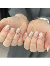 トータルサロン 白べぇーっ プラス/冬ネイル