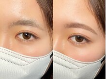 チル アンド アイ 船橋駅前店(Chill&Eye)/美眉スタイリング/BeforeAfter