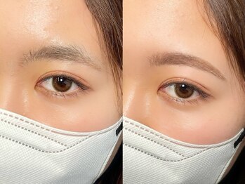 チル アンド アイ 船橋駅前店(Chill&Eye)/美眉スタイリング/BeforeAfter