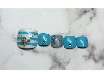 スリーピーアロー/ボーダーフットネイル