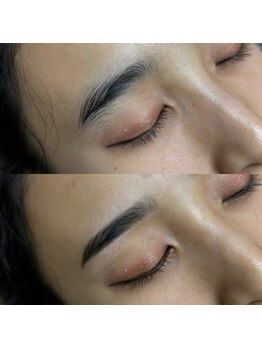 オル(Olu)/【メイクあり】眉ワックス