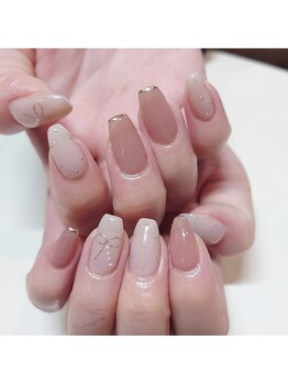 セプトネイル 西大寺店(SEPT NAIL)/リボンネイル