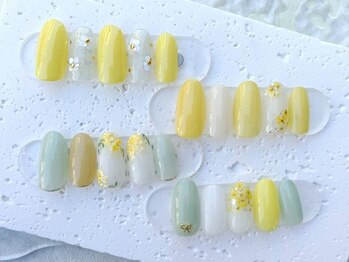 春デザイン　バターイエロー
