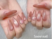 スノーネイルサロン 新宿店(Snow nail salon)/水光ネイル