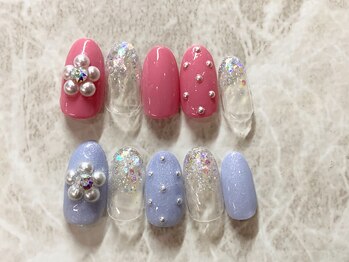 ネイルサロン キャンディネイル(Candy Nail)/ストーンネイルby神田