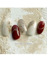 ネイルサロン クイル(QUILL)/11月ボルドー（２）