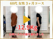 東広島あい整体院/５０代６０代ダイエット実績