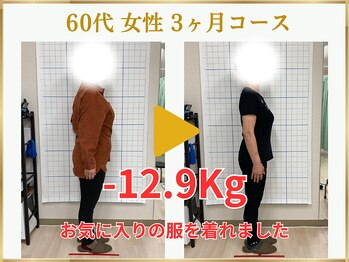 東広島あい整体院/５０代６０代ダイエット実績