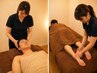 【肩こり・眼精疲労・脚だるさ★70分】整体50分＋ふくらはぎ10分＋ヘッド10分