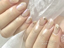 ランネイル 名古屋伏見(RANnail)/ベージュニュアンス美しいネイル
