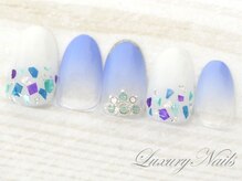 ラグジュアリーネイルズ タカダノババ(Luxury Nails Takadanobaba)/グラデ*シェルストーン