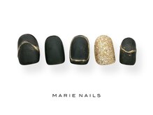 マリー ネイルズ いわきラトブ店(MARIE NAILS)/定額6,600円税込 ブラック 0106b