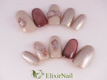エリクサーネイル 神田(Elixir Nail)/定額シンプル/クーポン使用