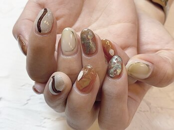 ミナミネイル 新宿店(Minami Nail)/秋ニュアンスデザイン