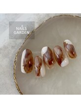 ネイルズガーデン(NAILS GARDEN)/カフェオレネイル
