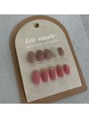 ネイルチップ◎Ecle simple