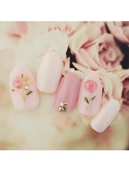 ラ カゼッタ(La casetta)/ワイヤーエレガントローズネイル