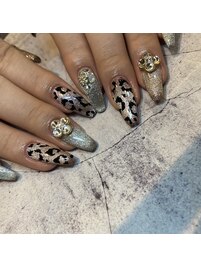 アニマル柄ネイル[新宿/新宿駅]