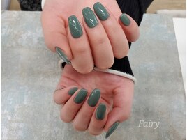 ワンカラーネイル　by 佐藤