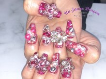 アン ジョーヌドラゴ/【ロングネイル】ピンクゴテゴテ