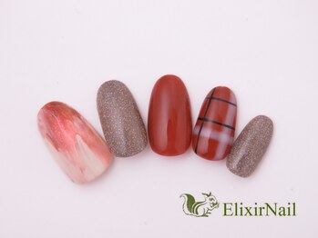 エリクサーネイル 神田(Elixir Nail)/シンプル / クーポン使用