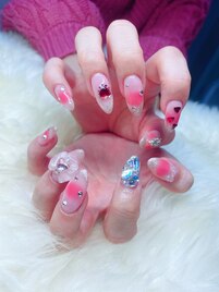 チークマグネットフレンチネイル