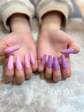 ダリア 西大寺本店(DAHLIA)/ピンク×パープルネイル♪