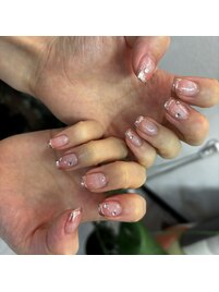 グラデーション×フレンチ