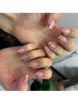カオネイル 新宿店(KAONAIL)/グラデーション×フレンチ